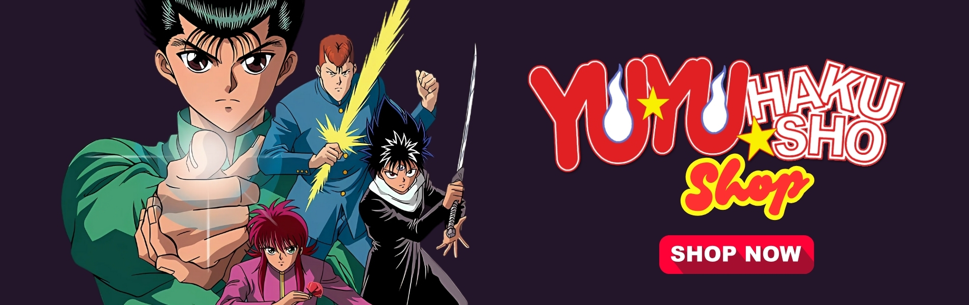 YuYu Hakusho Shop Banner - YuYu Hakusho Shop