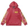 kurama Flat Hoodie front - YuYu Hakusho Shop