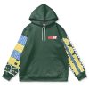 yusuke Flat Hoodie front - YuYu Hakusho Shop